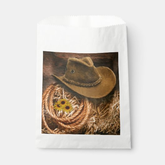 Cowboy Hat Geschenktütchen (Vorderseite)
