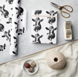 Cowboy Hat Kuw Western Farm Ranch Style Geschenkpapier