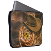 Cowboy Hat Laptopschutzhülle (Vorne Rechts)