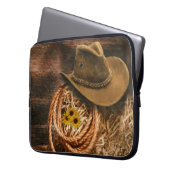 Cowboy Hat Laptopschutzhülle (Vorderseite Links)