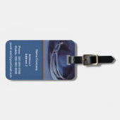 Cowboy Hat Luggage Tag Gepäckanhänger (Vorderseite horizontal)