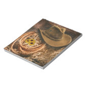Cowboy Hat Notizblock (Rotiert)