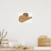 Cowboy Hat Poster (Küche)