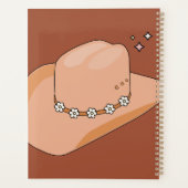 Cowboy Hat Rust Terracotta Planer (Rückseite)