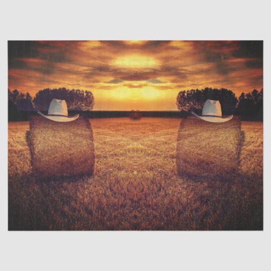 Cowboy Hat Seidenpapier (Vorderseite)