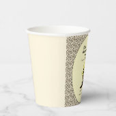 Cowboy Hat Shoes Muster Junggeselinnen-Abschied Pappbecher (Rechts)