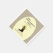 Cowboy Hat Shoes Muster Junggeselinnen-Abschied Serviette (Ecke)