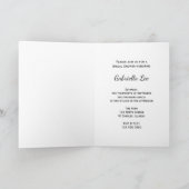 Cowboy Hat Sonnenblumen und Barnholz-Brautparty Einladung (Innenseite)