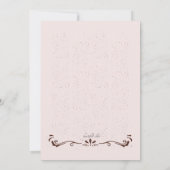 Cowboy Hat und Blue Bandana Einladung (Rückseite)