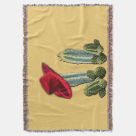 Cowboy Hat und Cactus Decke