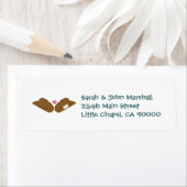 Cowboy Hat Wedding Label (Insitu)