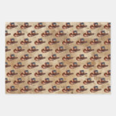 Cowboy Hats Boots Cowhide Geschenkpapier Set (Vorderseite)