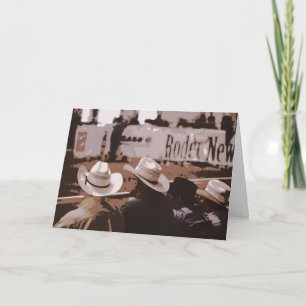 Cowboy Hats Howdy Greeting Card Karte