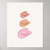 Cowboy Hats Poster (Vorne)