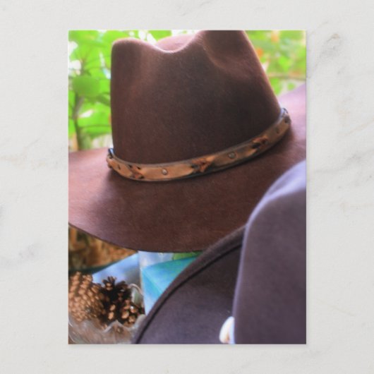 Cowboy Hats Postkarte (Vorderseite)
