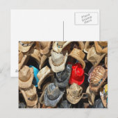 Cowboy Hats Postkarte (Vorne/Hinten)