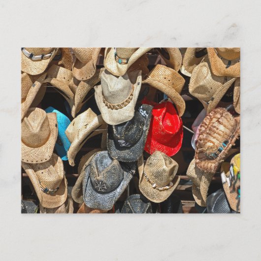 Cowboy Hats Postkarte (Vorderseite)