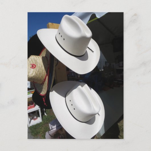 Cowboy Hats Postkarte (Vorderseite)