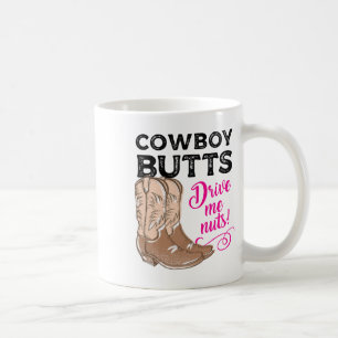Cowboy-Hintern fahren Me Nuts Country Cowgirl-West Kaffeetasse