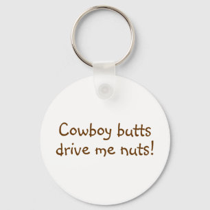 Cowboy-Hintern fahren mich Nuts Schlüsselanhänger