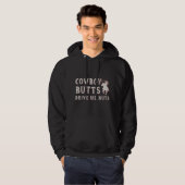 Cowboy-Hintern treiben mich Nüsse Hoodie (Vorne ganz)