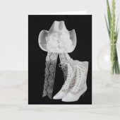 Cowboy-Hochzeit Karte (Vorderseite)