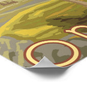 Cowboy & Horse - Bend, Oregon Poster (Ecke)