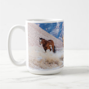 Cowboy Horse Drive auf der Hideout Ranch Kaffeetasse