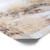 Cowboy Horse Drive auf der Hideout Ranch Poster (Ecke)