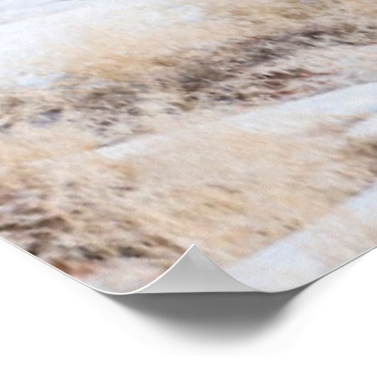 Cowboy Horse Drive auf der Hideout Ranch Poster (Ecke)