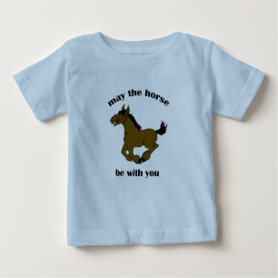 Cowboy Horse Funny Baby Baby T-shirt