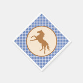 Cowboy Horse Kid's Geburtstagsparty Thema Serviette (Ecke)
