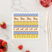 Cowboy Horse Kid's Geburtstagsparty Thema Serviette (Beispiel)