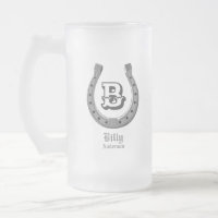 Cowboy Horse Shoe Personalisiert Monogram