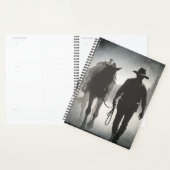 Cowboy Horse-Silhouette Planer (Anzeige)