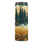 Cowboy Horseback Reithütte Thermosbecher (Rückseite)