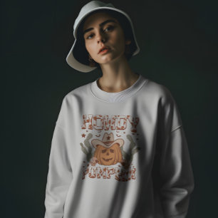 Cowboy "Howdy Pumpkin" Niedlicher Halloween-Wester T-Shirt