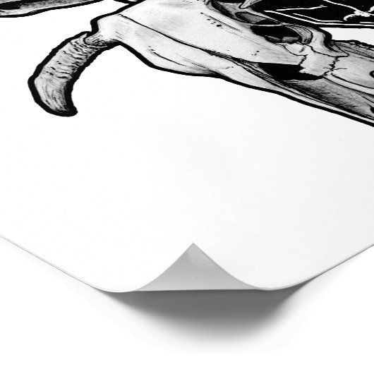 Cowboy Hunter Poster (Ecke)