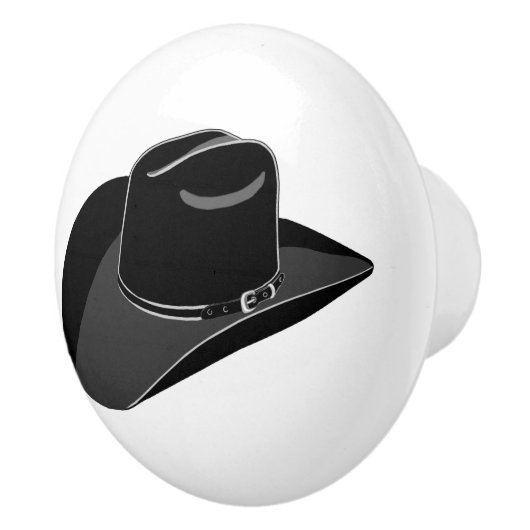 Cowboy-Hut Keramikknauf (Rechts)