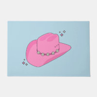 Cowboy Hut, pink und blau