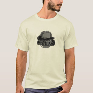 Cowboy! Hut! Schwarzes und Grau T-Shirt