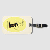 Cowboy-Hut und Boot-Junggeselinnen-Abschied Gepäckanhänger (Vorderseite (Horizontal))