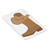 Cowboy-Hut und Boot Magnet (Rechte Seite)