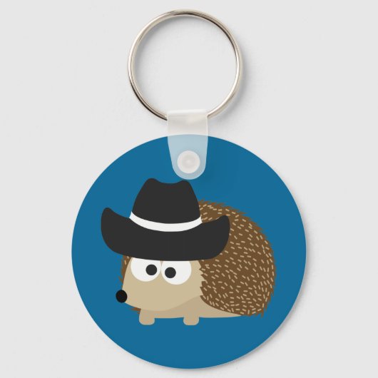 Cowboy-Igel Schlüsselanhänger (Vorderseite)