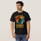 Cowboy im Vintagen Stil T-Shirt (Vorne ganz)