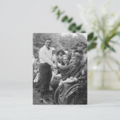 Cowboy im Weißen Haus, 1925 Postkarte (Stehend Vorderseite)