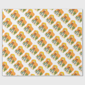 Cowboy im Westen Geschenkpapier (Flach)