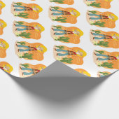 Cowboy im Westen Geschenkpapier (Ecke)