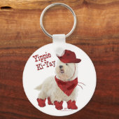 Cowboy in Boots Schlüsselanhänger (Vorderseite)