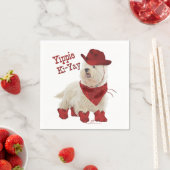Cowboy in Boots Serviette (Beispiel)
